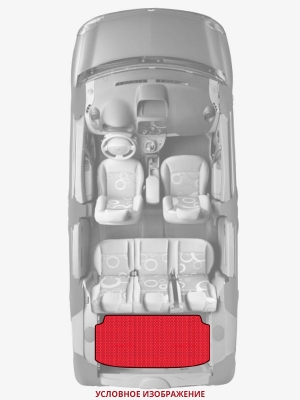 ЭВА коврики «Queen Lux» багажник для Chevrolet K5 Blazer (2G)